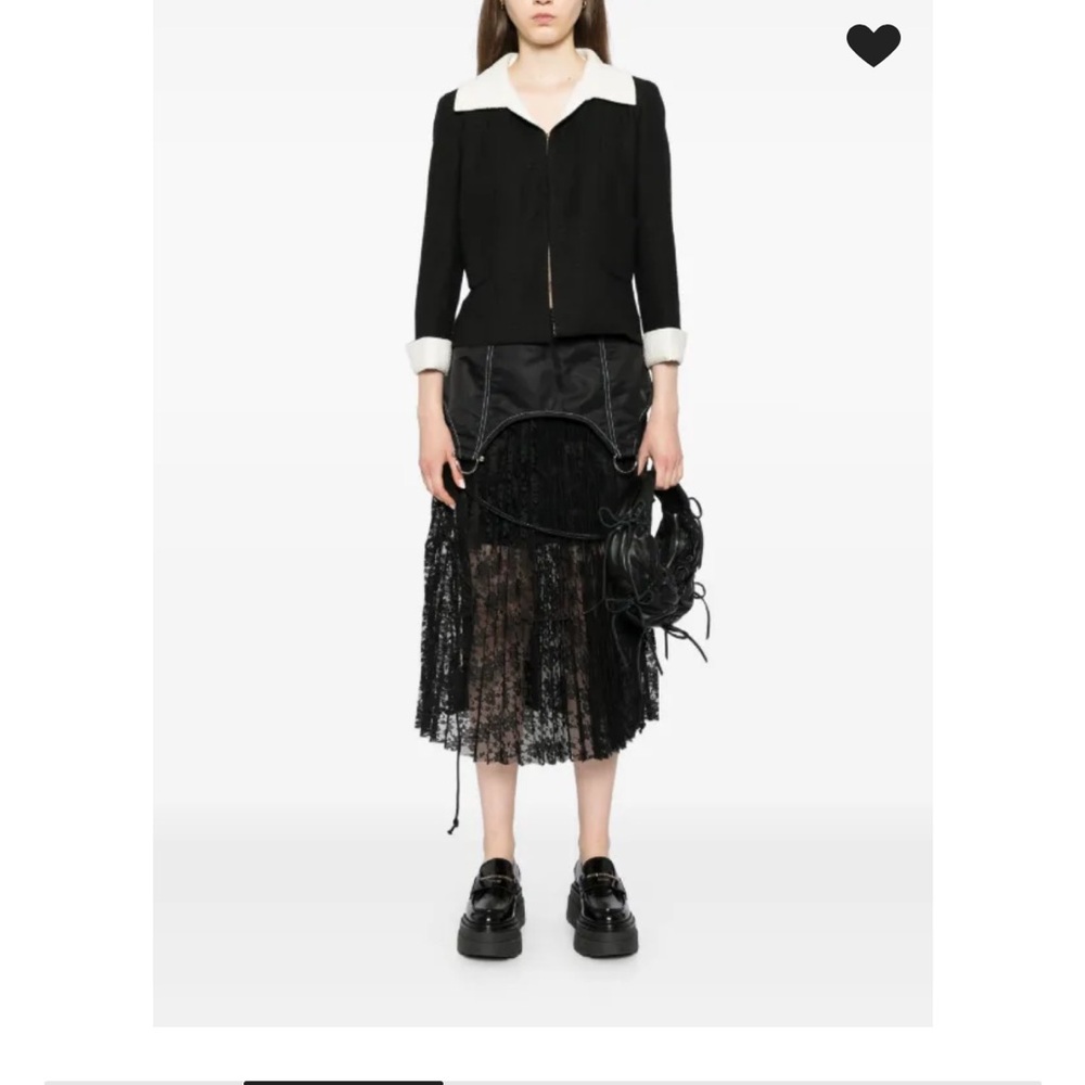Elegant Black Lace Skirt